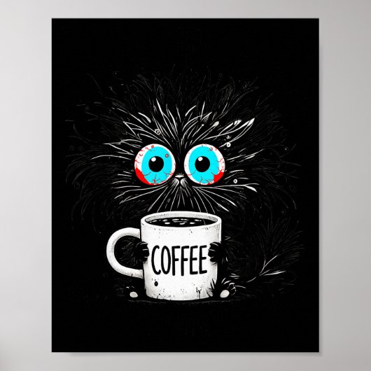 黒猫だ 俺は平気 すべては平気 面白い ポスター (正面)