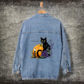 黒猫ちゃん デニムジャケット