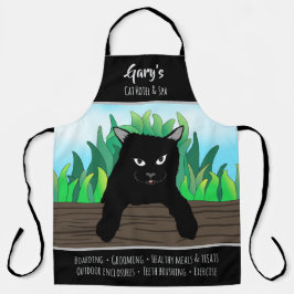黒猫つるのフェンス、ビジネステーマ、大 エプロン