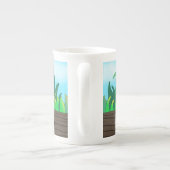 黒猫つるの ボーンチャイナマグカップ (裏面)