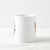 「黒猫とおいしいドーナツ、完璧なコムビン コーヒーマグカップ (中央)