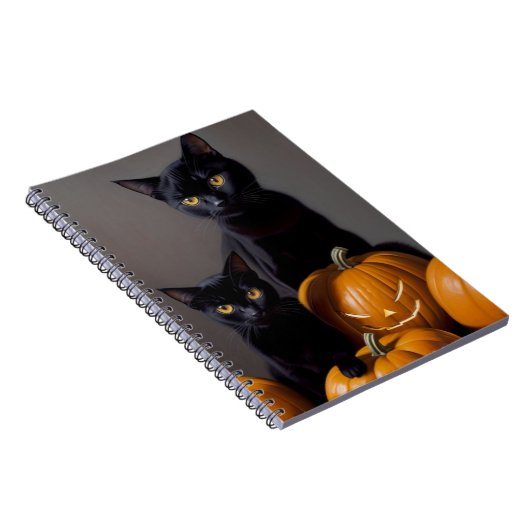 黒猫とかぼちゃ ノートブック (右側)
