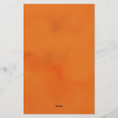 黒猫とこうもりで子犬ハッピーハローウィン! 便箋 (裏面)