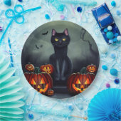 黒猫とこうもり、ジャック・オランタン ペーパープレート (パーティー)