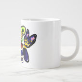 黒猫とひまわり ジャンボコーヒーマグカップ (右)
