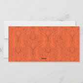 黒猫とカボチャヴィンテージハロウィン シーズンカード (裏面)