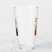 黒猫とカボチャ怖くないハロウィン タンブラーグラス (左)