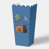 黒猫とカボチャ怖くないハロウィン フェイバーボックス (裏面)