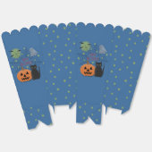 黒猫とカボチャ怖くないハロウィン フェイバーボックス (見開き)