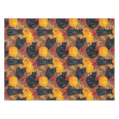 黒猫とカボチャ2 テーブルクロス (正面(横))