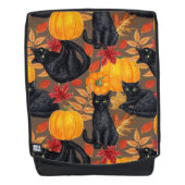 黒猫とカボチャ2 バックパック (正面)