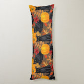 黒猫とカボチャ2 ボディピロー (裏面 (縦))