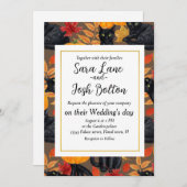 黒猫とカボチャ2 招待状 (正面/裏面)