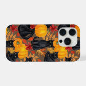 黒猫とカボチャ2 iPhoneケース (裏面横)