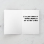 黒猫とカボチャ シーズンカード (内部)