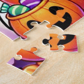 黒猫とカボチャ ジグソーパズル (側面)