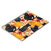 黒猫とカボチャ ノートブック (左側)