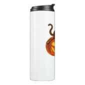 黒猫とカボチャ – ハロウィン不気味魔法クラ タンブラー (回転左)