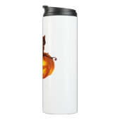 黒猫とカボチャ – ハロウィン不気味魔法クラ タンブラー (回転右)