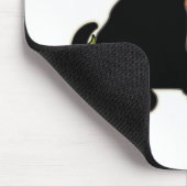 黒猫とカボチャ マウスパッド (コーナー)