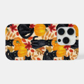黒猫とカボチャ iPhoneケース (裏面横)