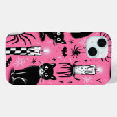 黒猫とキャンドル Case-Mate iPhoneケース (裏面 (横))