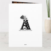 黒猫とコウモリ , ハッピースカンクスギン カード (裏面)