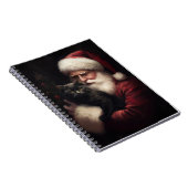 黒猫とサンタクロースフェスティバルクリスマス ノートブック (右側)