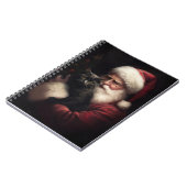 黒猫とサンタクロースフェスティバルクリスマス ノートブック (左側)