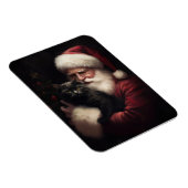 黒猫とサンタクロースフェスティバルクリスマス マグネット (右側)