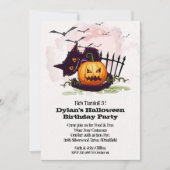 黒猫とジャック・オランタンのハロウィーン (正面)