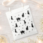 黒猫とスターズハロウィン フェイバーバッグ (クリップ留めされた状態)