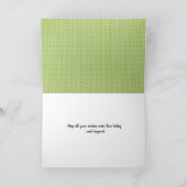 黒猫とタンポポの命日 カード (内部)