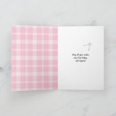 黒猫とタンポポの命日 カード (内部)