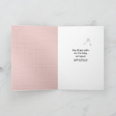 黒猫とタンポポの種子の誕生日 カード (内部)