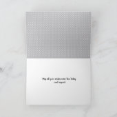 黒猫とタンポポの誕生日 カード (内部)