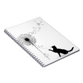 黒猫とタンポポ ノートブック (右側)