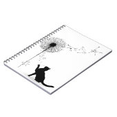 黒猫とタンポポ ノートブック (左側)