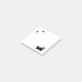 黒猫とポープリント ポストイット (アングル)