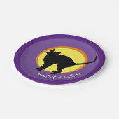 黒猫とムーンキッズ(パーティープレート) ペーパープレート (アングル)