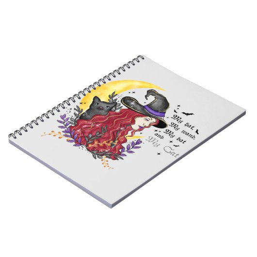 黒猫と三日月の魔女 ノートブック (左側)