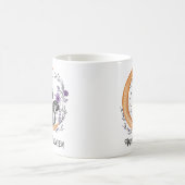 黒猫と三日月ハッピーハローウィン コーヒーマグカップ (中央)