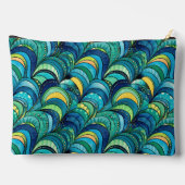 黒猫と天月プリントアクセサリーポーチ アクセサリーポーチ (裏面)