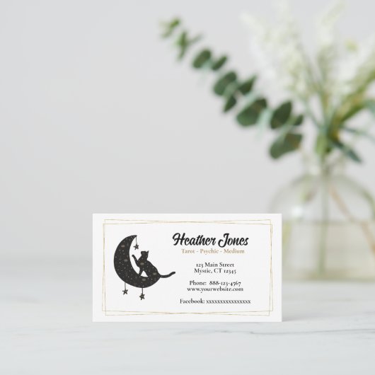 黒猫と天月 名刺 (スタンド正面)