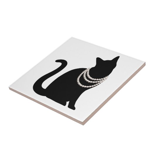 黒猫と宝石　タイル タイル (側面)