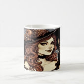 黒猫と本の魔女 コーヒーマグカップ (中央)