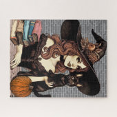 黒猫と本の魔女 ジグソーパズル (横)