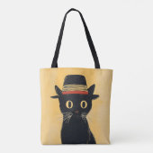 黒猫と海 トートバッグ (裏面)