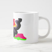 黒猫と秋おもしろい ジャンボコーヒーマグカップ (右)