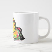 黒猫と秋おもしろい ジャンボコーヒーマグカップ (右)